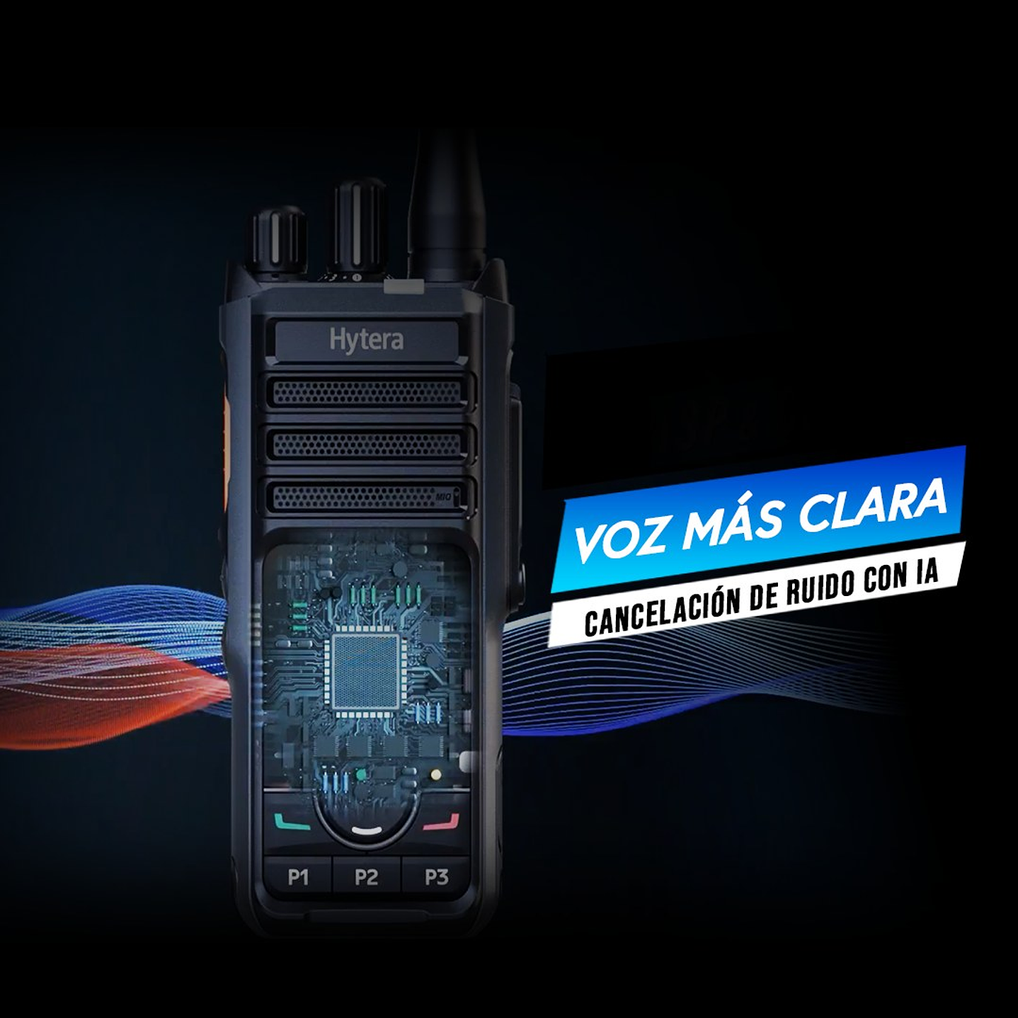 Hytera HP506 VHF 136-174 MHz 256CH Digital y Analogico 5W Radio Digital Profesional DMR Tier II y Analogico IP67 y MIL-STD-810G para Industrias y Comercios sin pantalla 8