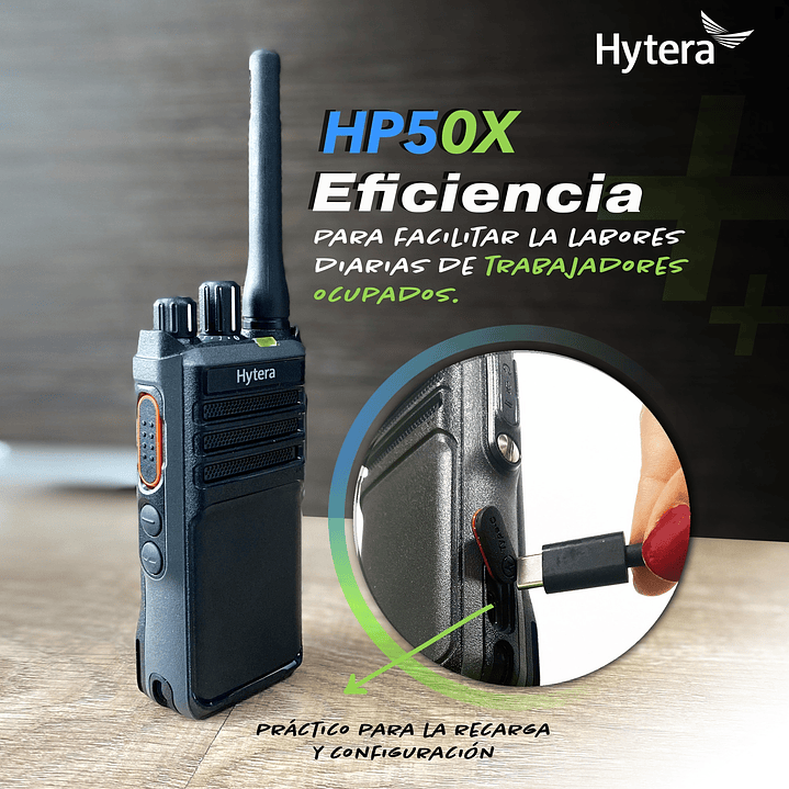 Hytera HP506 VHF 136-174 MHz 256CH Digital DMR y Analogico 5W Radio Digital Profesional DMR Tier II y Analogico IP67 y MIL-STD-810G, parlante anti magnético Precio con iva 24