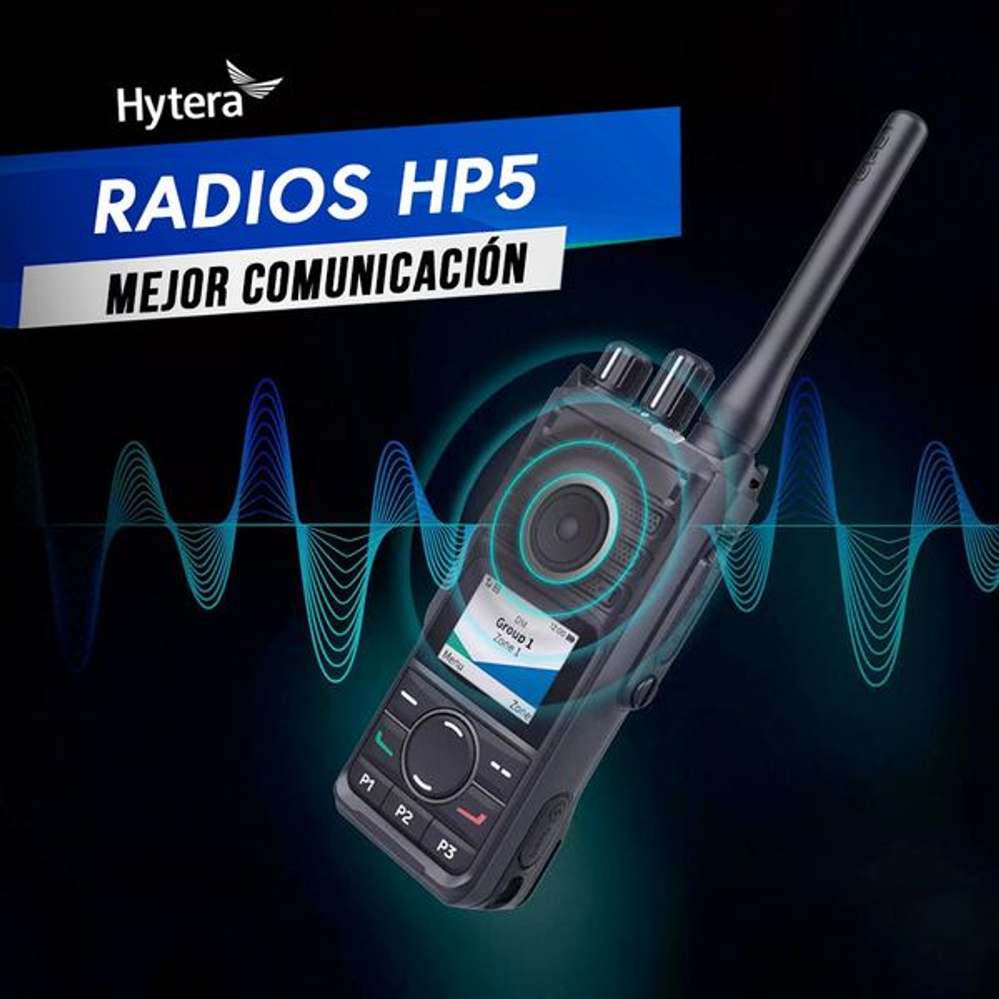 Hytera HP506 VHF 136-174 MHz 256CH Digital DMR y Analogico 5W Radio Digital Profesional DMR Tier II y Analogico IP67 y MIL-STD-810G, parlante anti magnético Precio con iva 32
