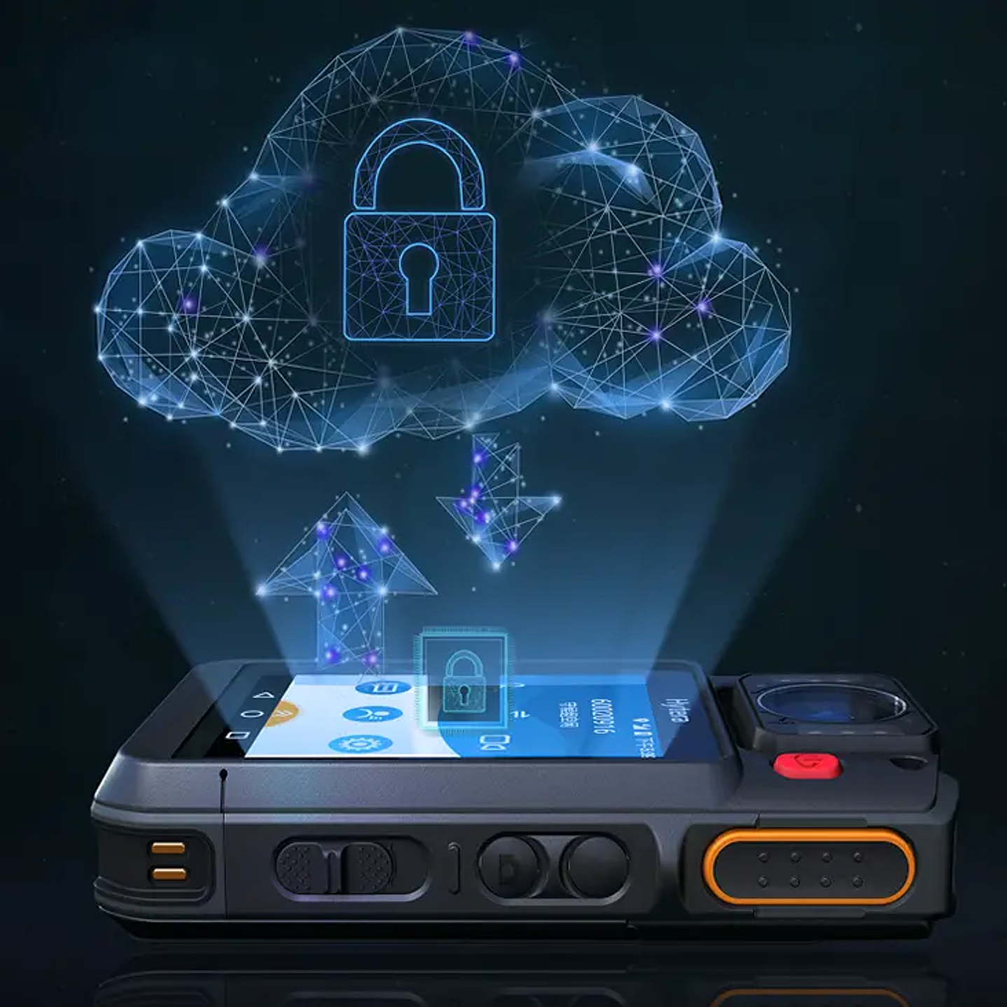 Hytera VM780 BodyCam y Radio PoC 64GB 4G Wifi GPS 216° BT4.2 NFC MIL-STD-810G IP68 Micro USB 205gr Compresión H.265 Codificación AES256 CUMPLE Ley 21659 Precio con iva incluido 3