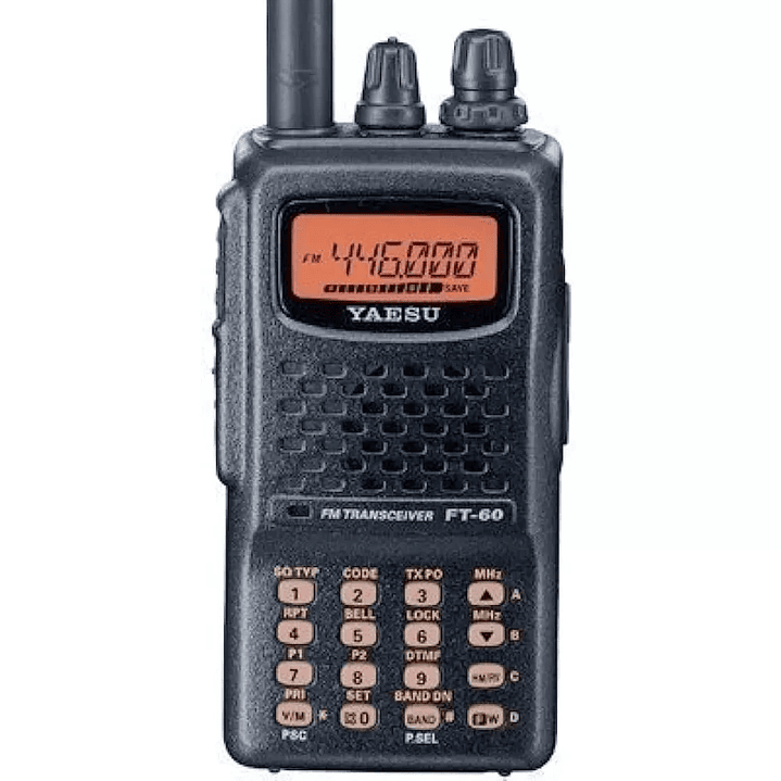 Yaesu FT-60R 144/430 Mhz Más de 1000 canales de memoria 5W Radio portátil dual band VHF UHF identificación automática de emergencia (EAI) Precio con iva incluido 10