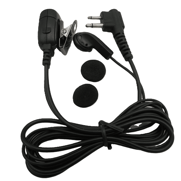 Auricular con PTT de solapa simple de 1 cable para EP350MX EP450 R2 DEP250 DEP450 4
