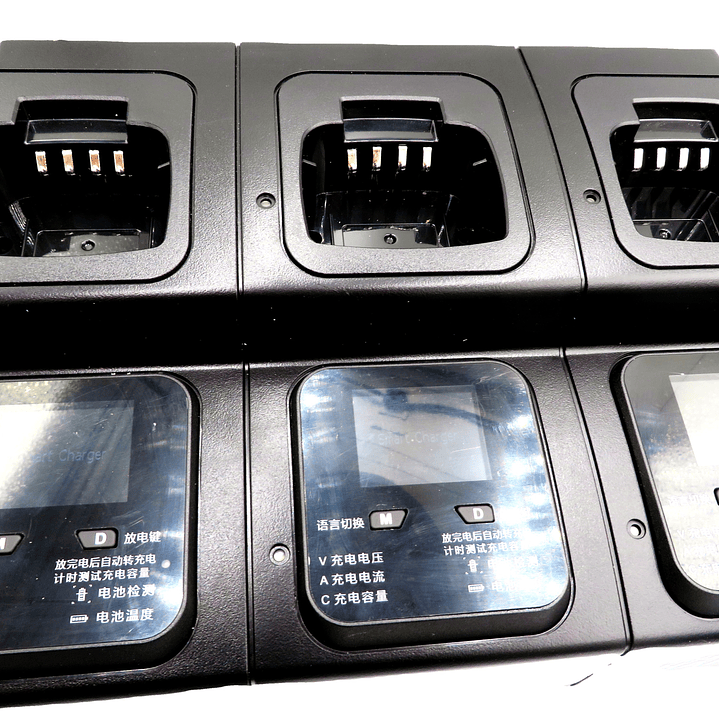 Generico PMLNEP35DEP25 Analizador Multi-cargador Inteligente de baterías para Motorola EP350/EP350MX/DEP250 de 3 slots Precio con iva incluido 2