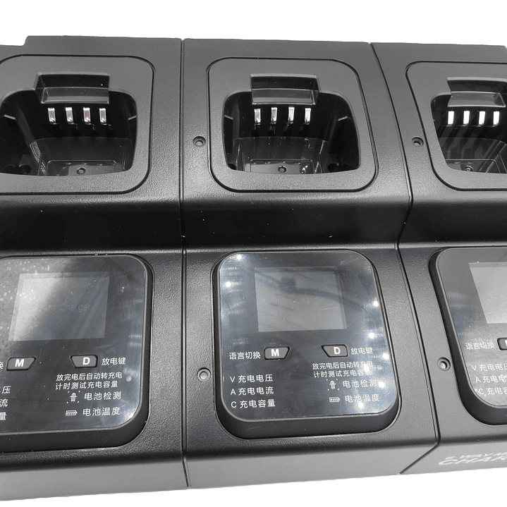 Generico PMLNEP35DEP25 Analizador Multi-cargador Inteligente de baterías para Motorola EP350/EP350MX/DEP250 de 3 slots Precio con iva incluido 3