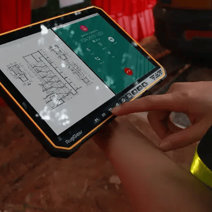 RugGear RG935 (Importación a pedido 5-6 semanas) Tablet de 10 pulgadas con baterías Hotswap 8.000 mAh Sistema operativo Android™ 11 Precio con iva incluido 1