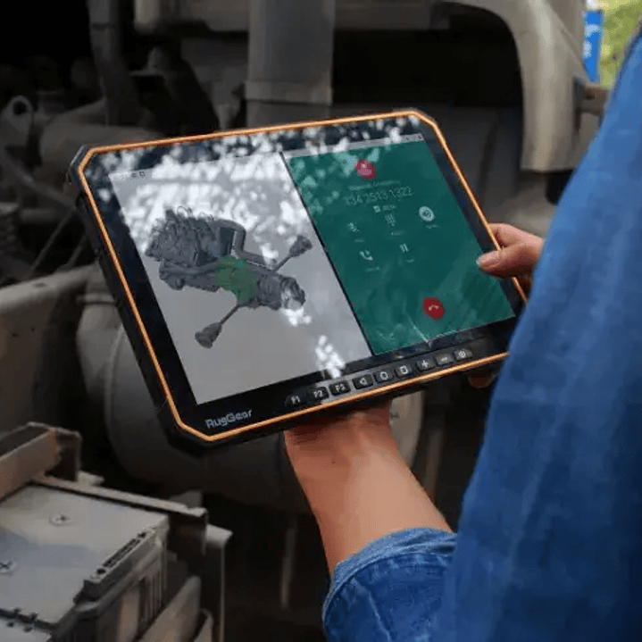 RugGear RG935 (Importación a pedido 5-6 semanas) Tablet de 10 pulgadas con baterías Hotswap 8.000 mAh Sistema operativo Android™ 11 Precio con iva incluido 4