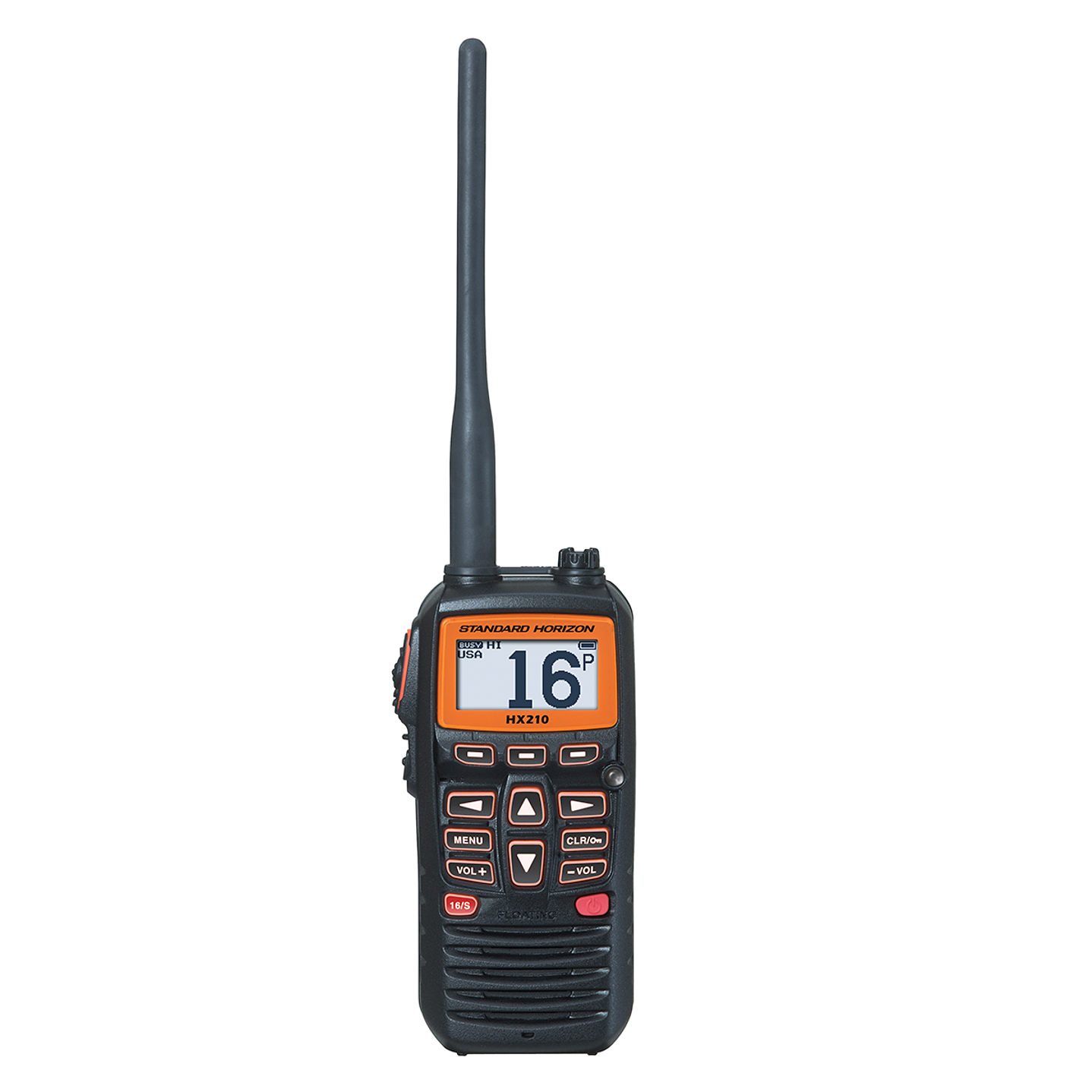 Standard Horizon HX-210 VHF 6W Radio portátil de dos vías marino flotante para negocios marinos y fluviales Precio con iva incluido 2