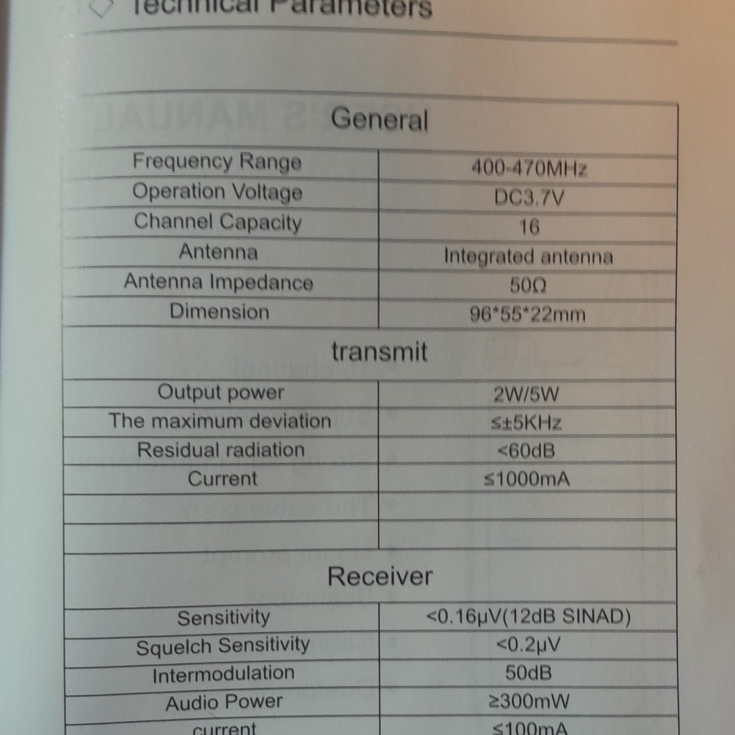 Wings WGC1 UHF 400-490 Mhz 16CH Analogico 3W Radio práctico, ergonómico y cómodo Precio con iva incluido 6