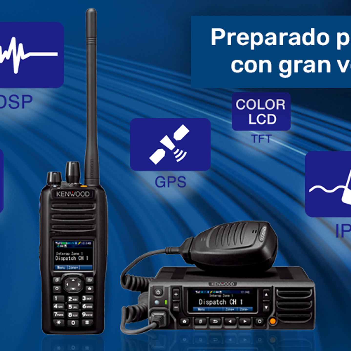 Kenwood NX-5700K VHF 136-174 MHz 1024CH NXDN™-P25-DMR-Analógico 50W Radio móvil base digital Bluetooth, GPS, MicroSD Precio con iva incluido 33