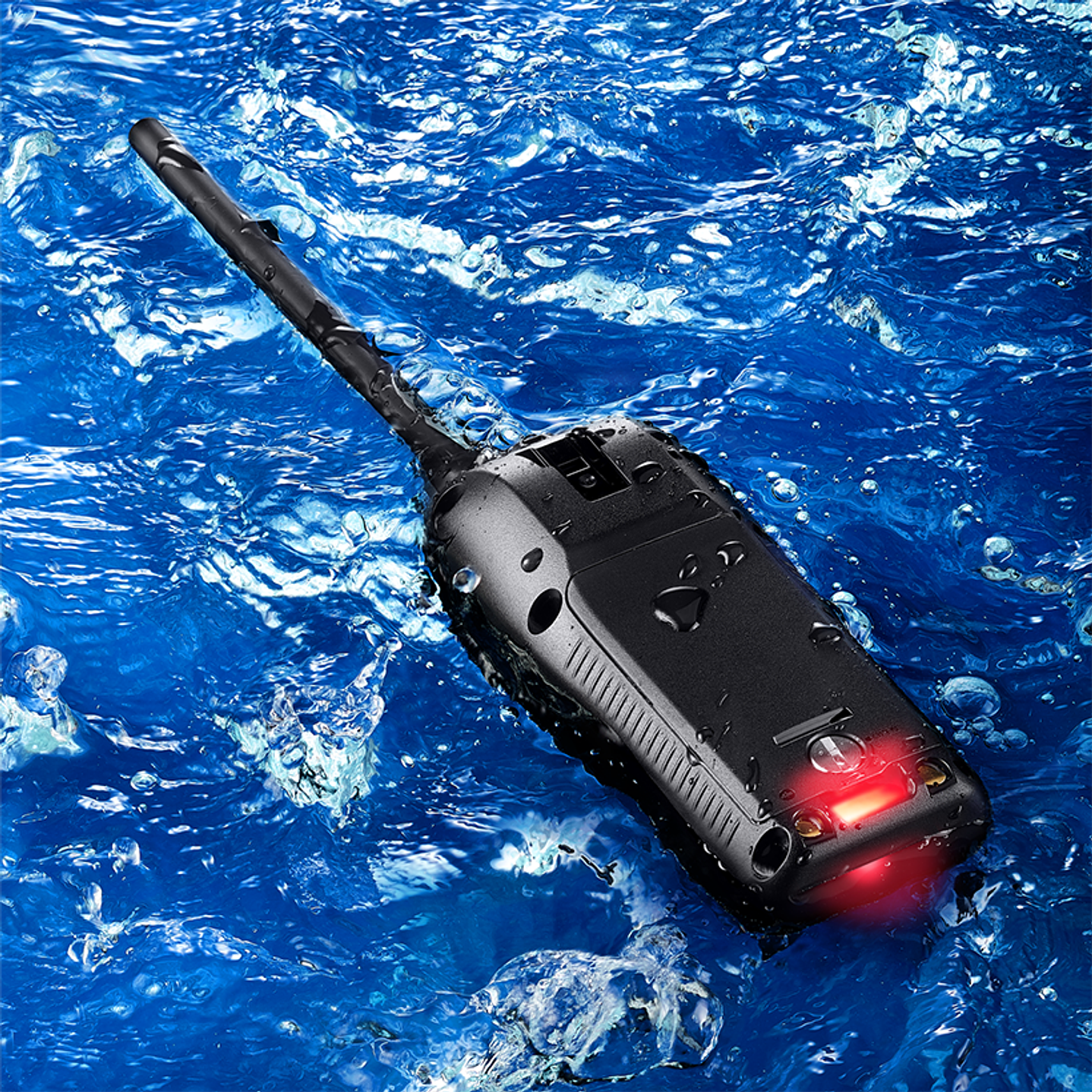 ICOM IC-M37 6W/1W Radio portátil marino flotante Flash´n float, AQUAQUAKE, IP57, NOAA Alert 12 hours (Importación 4-6 semanas) Precio con iva incluido 7