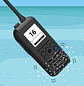 ICOM IC-M37 6W/1W Radio portátil marino flotante Flash´n float, AQUAQUAKE, IP57, NOAA Alert 12 hours (Importación 4-6 semanas) Precio con iva incluido - Miniatura 10