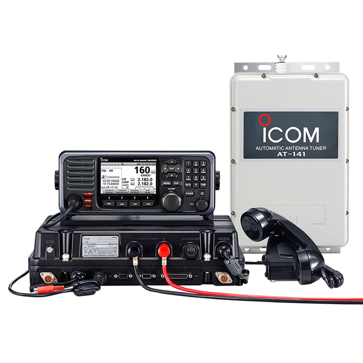 ICOM GM800 Transceptor Marino MF/HF Rendimiento confiable para comunicaciones de larga distancia MF/HF DSC Clase A Precio con iva incluido 3