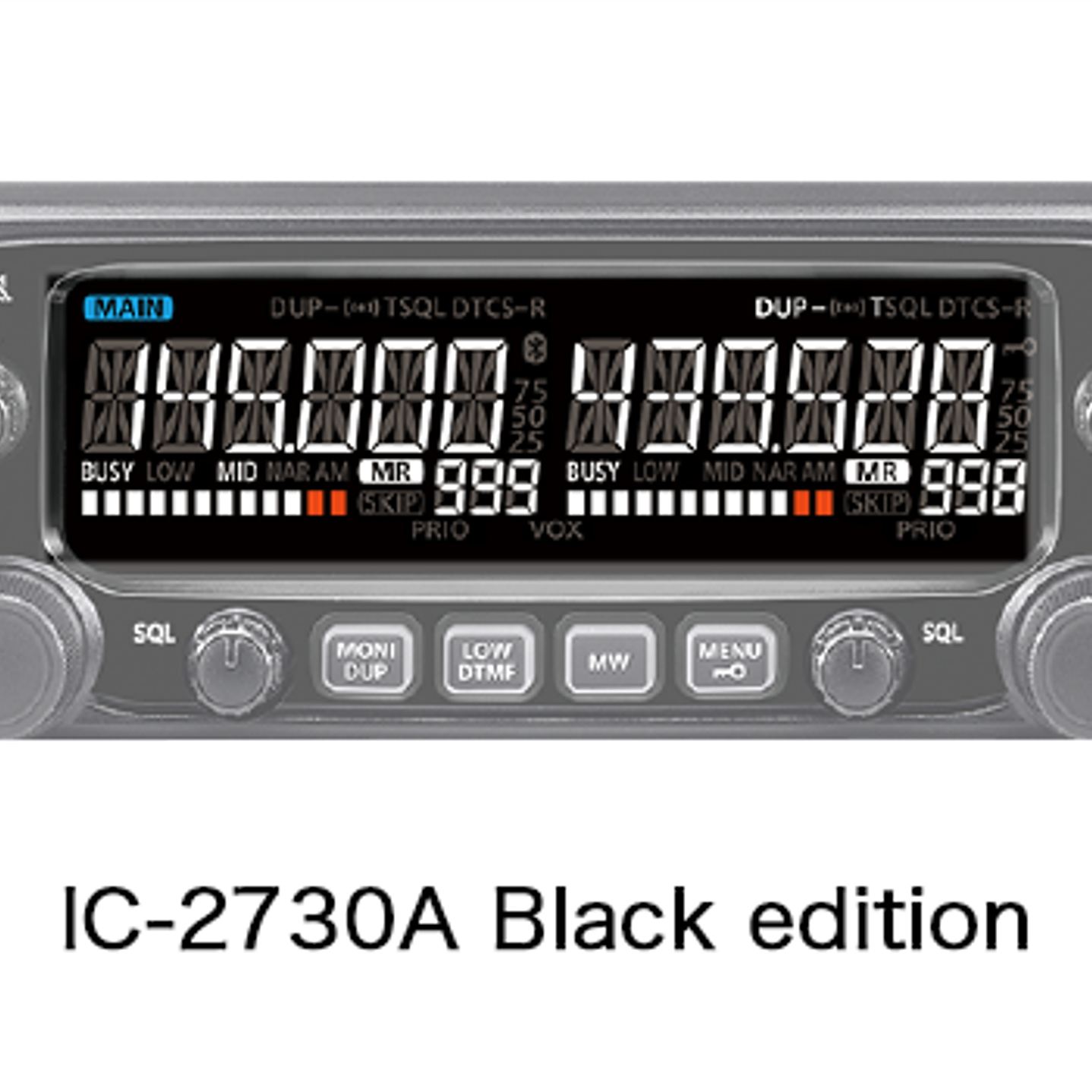 ICOM IC-2730A VHF/UHF 144–148, 430–450 MHz 1052CH 50/15/5W Radio móvil  doble banda VHF/UHF Edición negra, Pantalla LCD (Importación a pedido) Precio con iva incluido 6