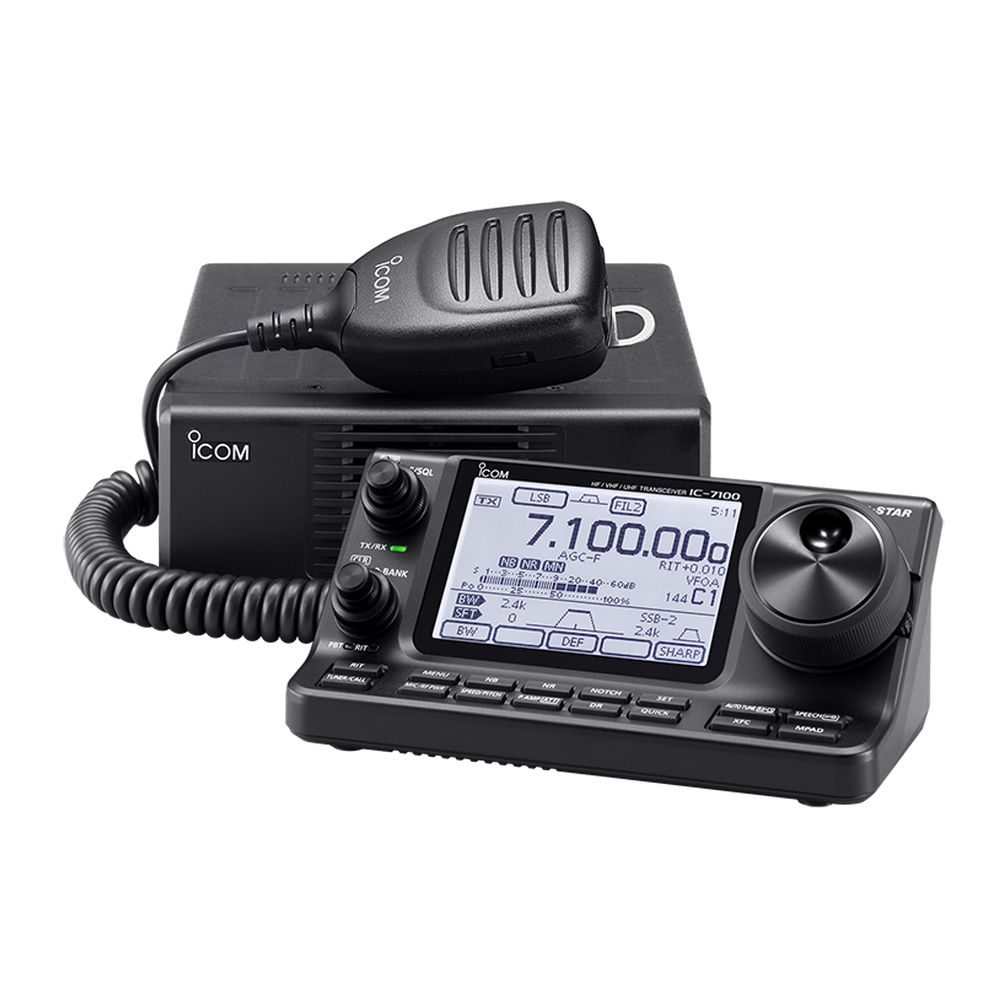 ICOM IC-7100 Transceptor Multimodo HF/VHF/UHF Pantalla táctil intuitiva, respuesta rápida, radio multibanda Precio con iva incluido 1