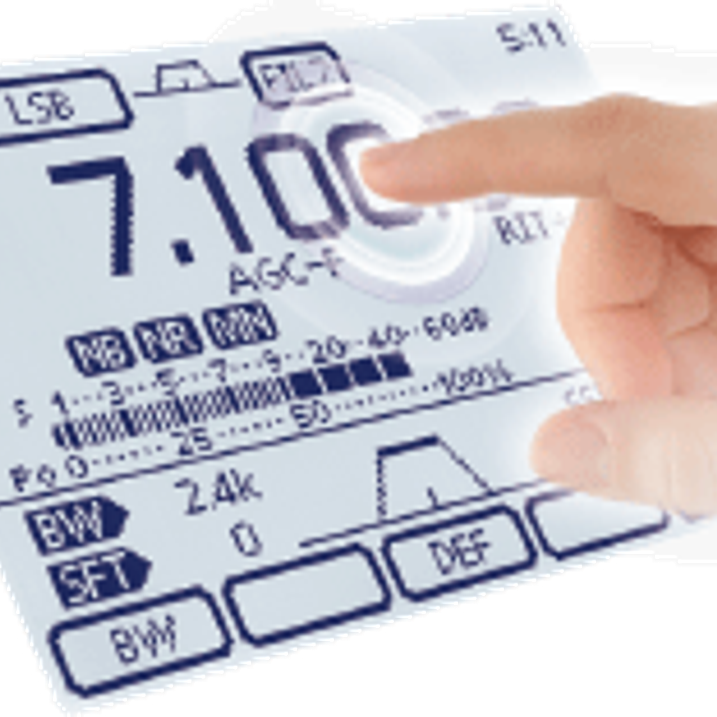 ICOM IC-7100 Radio base móvil Multimodo HF/VHF/UHF Pantalla táctil intuitiva, respuesta rápida, radio multibanda (Importación a pedido) Precio con iva incluido 5