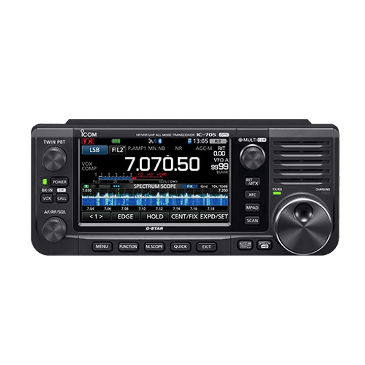 ICOM IC-705 Radio móvil base multimodo HF/50/144/440 MHz Rendimiento y funciones de 