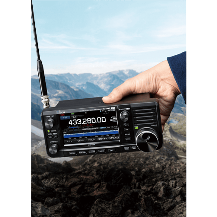 ICOM IC-705 Radio móvil base multimodo HF/50/144/440 MHz Rendimiento y funciones de 