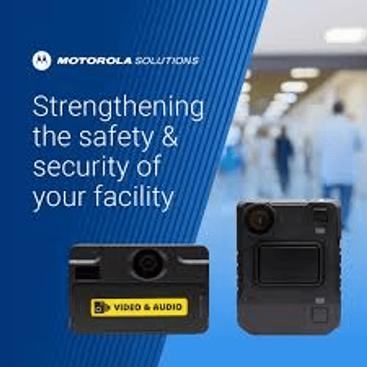 Motorola VT-100-N 16GB 72gr 130° Bodycam ergonómicamente perfecta Precio con iva incluido 9