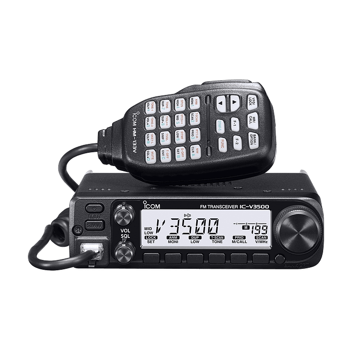ICOM IC-V3500 VHF 136-174 MHz 207CH Analogica 65W Radio móvil de largo alcance Analogica 