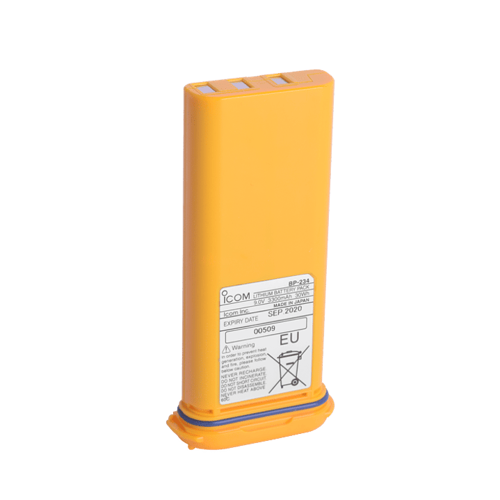 ICOM BP-234 Batería de Litio (no recargable), 9V/3300 mAh. para radios IC-GM1600 Precio con iva incluido 7