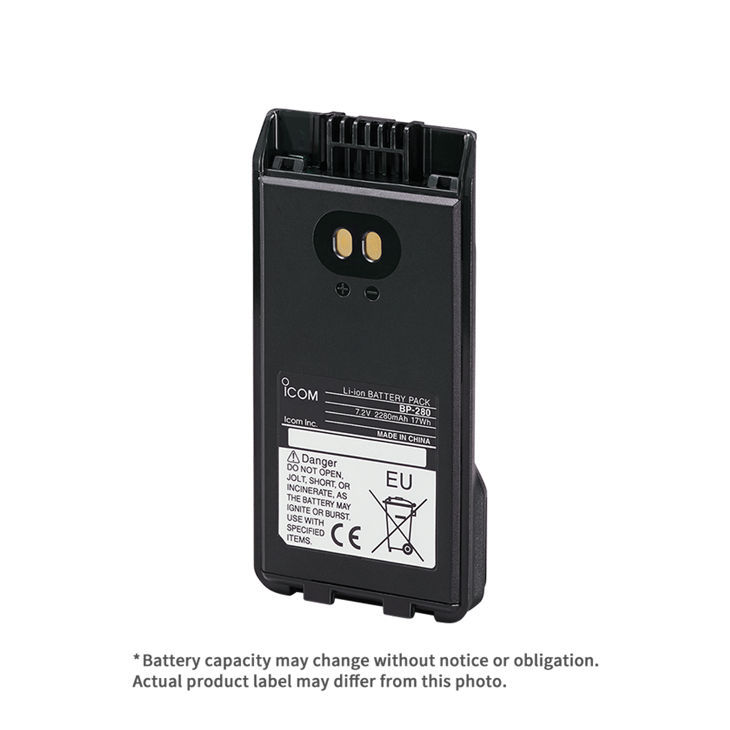 ICOM BP-280 Batería de Li-Ion de 2300mAh (typ), para radios IC-F1100D / 2100D IP67 Precio con iva incluido 1