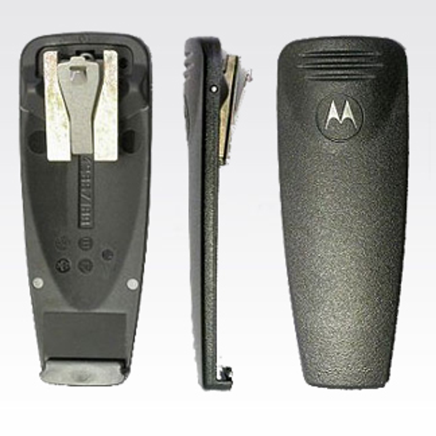 Motorola HLN9714 Clip cinturón El accesorio de transporte Motorola Original® es una presilla para cinturón de 6,3 cm accionada por resorte para radio de dos vías para R2 Precio con iva incluido