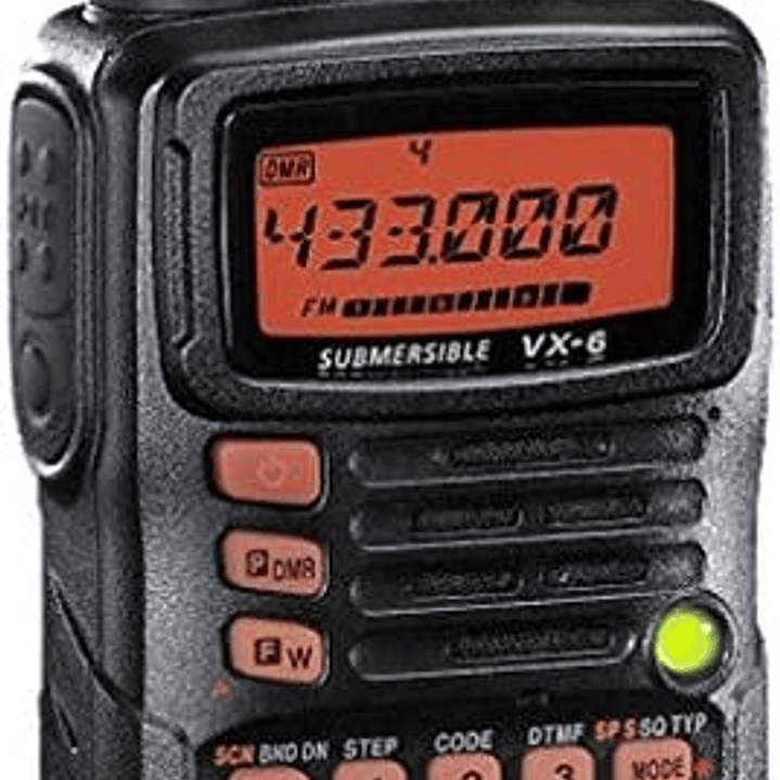 Yaesu VX-6R 144/222/430 MHz 5W Radio dual band VHF UHF IPX7 