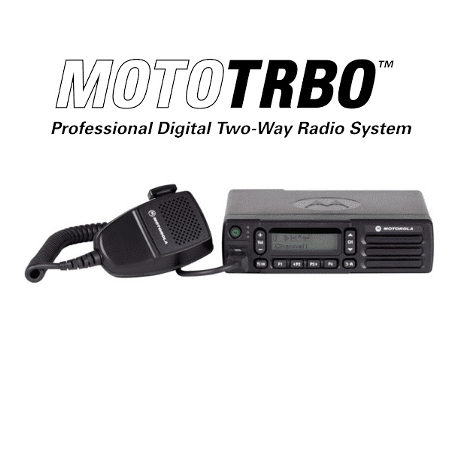 Motorola MOTOTRBO™ DEM400 VHF 136-174 Mhz 64CH Digital y Analogico 25W Radio móvil digital 