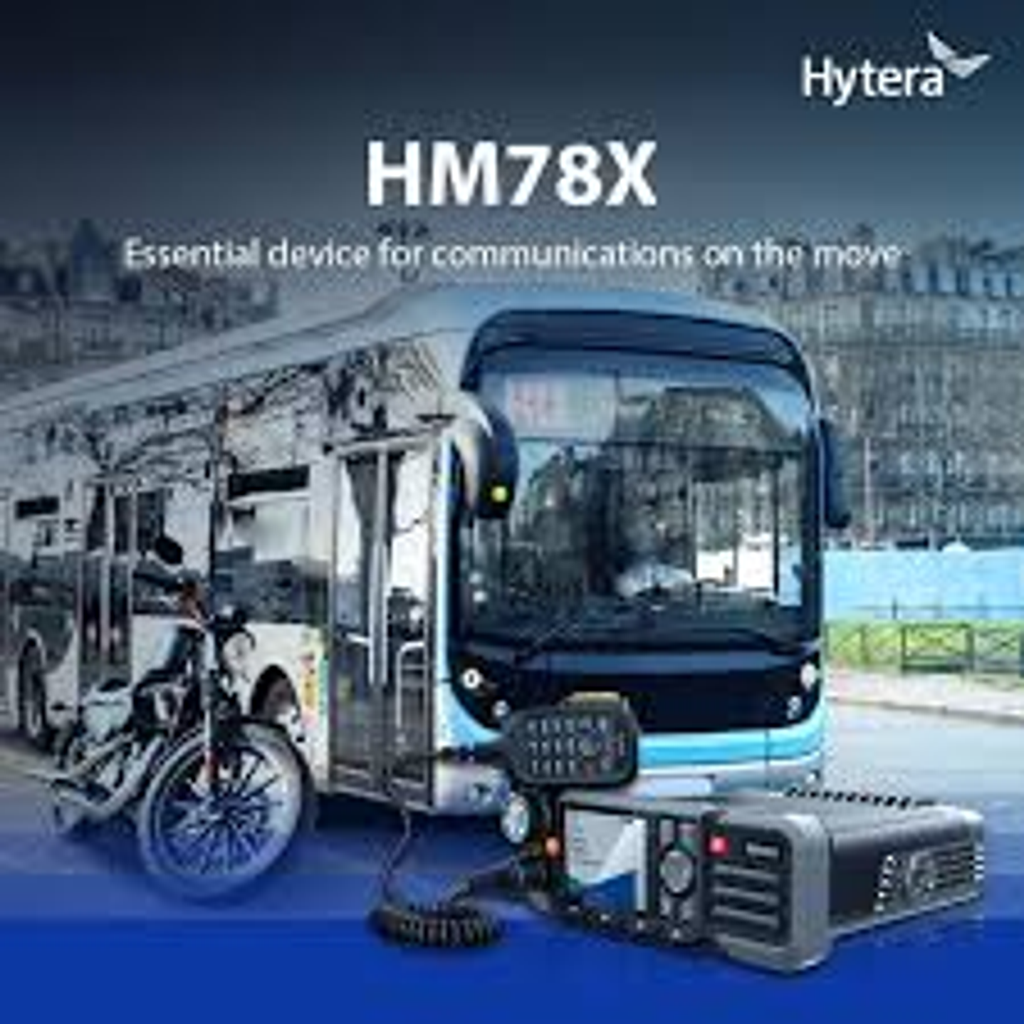 Hytera HM786L VHF 136-174 MHz 1024CH DMR Tier II y Analogico 25W Radio móvil incluye micrófono parlante remoto y montaje para el vehículo Precio con iva incluido 32