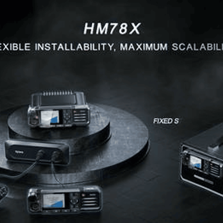 Hytera HM786H UHF3 350~470MHz 1024CH DMR Tier II y Analogico 45W Radio móvil con Bluetooth GPS Precio con iva incluido 25