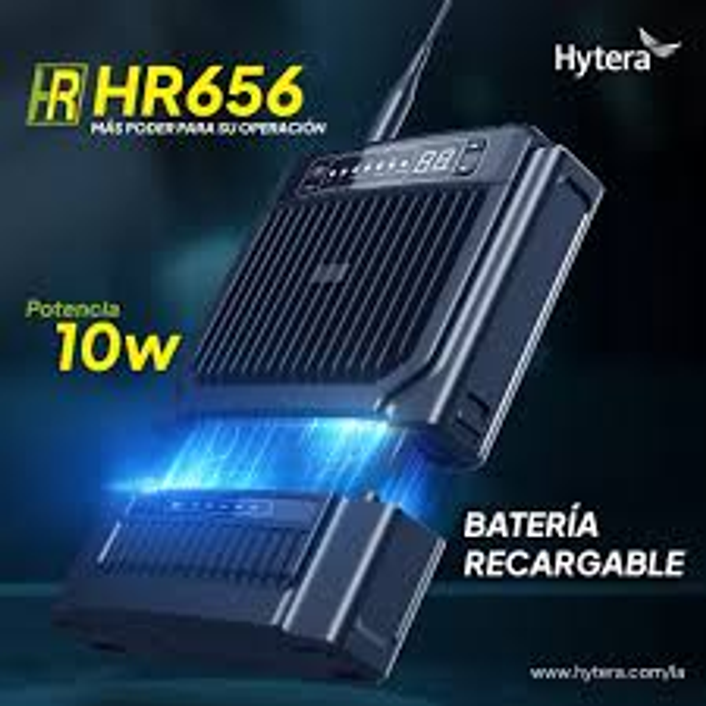 Hytera HR656 VHF 136 - 174 MHz 1024CH DMR Tier II 10W Repetidor Digital DMR Tier II y Analogico profesional móvil para mochila (solo repetidor) Precio con iva incluido 33