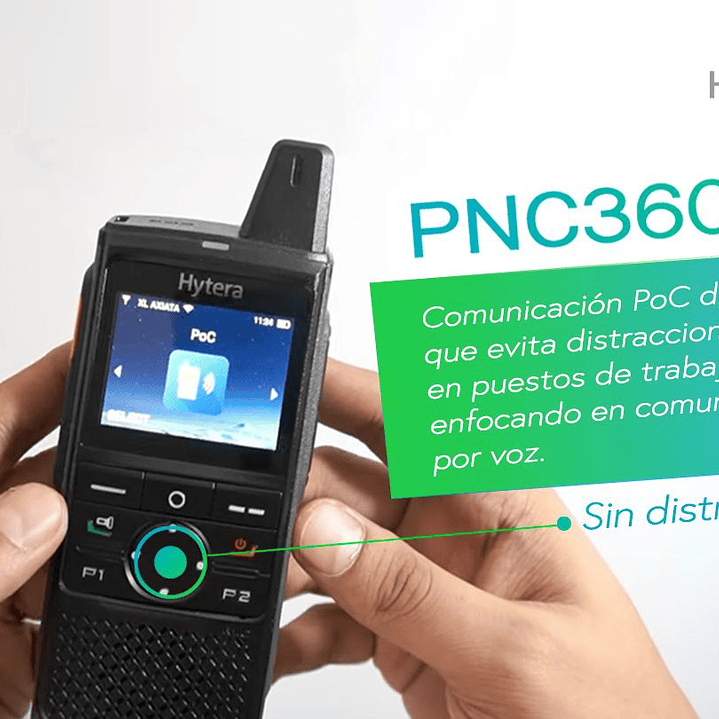 Hytera PNC360S PoC Radio PTT sobre celular duradero y confiable para las condiciones más difíciles Precio con iva incluido 29