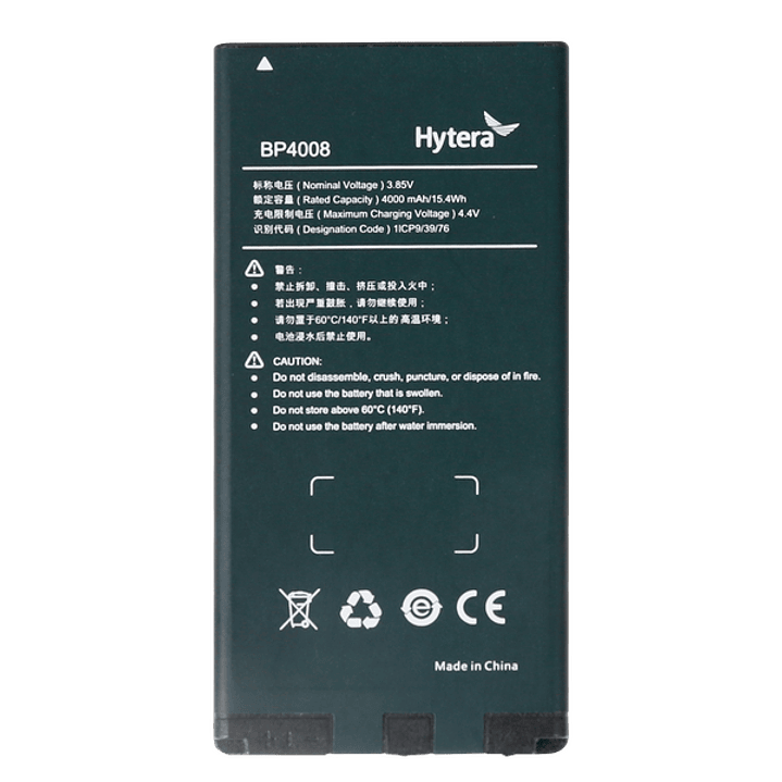 Hytera BP4008 Batería Hytera Li-Poly para PNC360 4000mAh 3.85V Precio con iva incluido 1