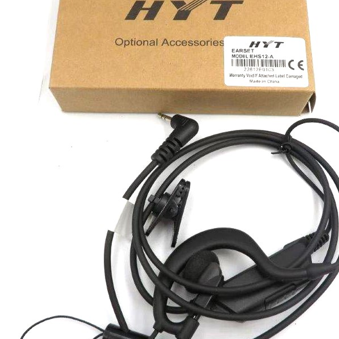 Hytera EHS12-A Auricular con micrófono en línea HYT Estilo C con PTT para TC320 Precio con iva incluido 14