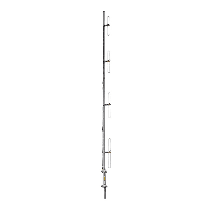 Andrew DB224E VHF 138–150MHz Antena Omnidireccional 8.1 Ganancia, dBi 4 dipolos cerrados de aluminio, con montaje DB365­OS, conector N-M 360° HPBW(Por cotizar a pedido por importación 10-12 semanas) 2