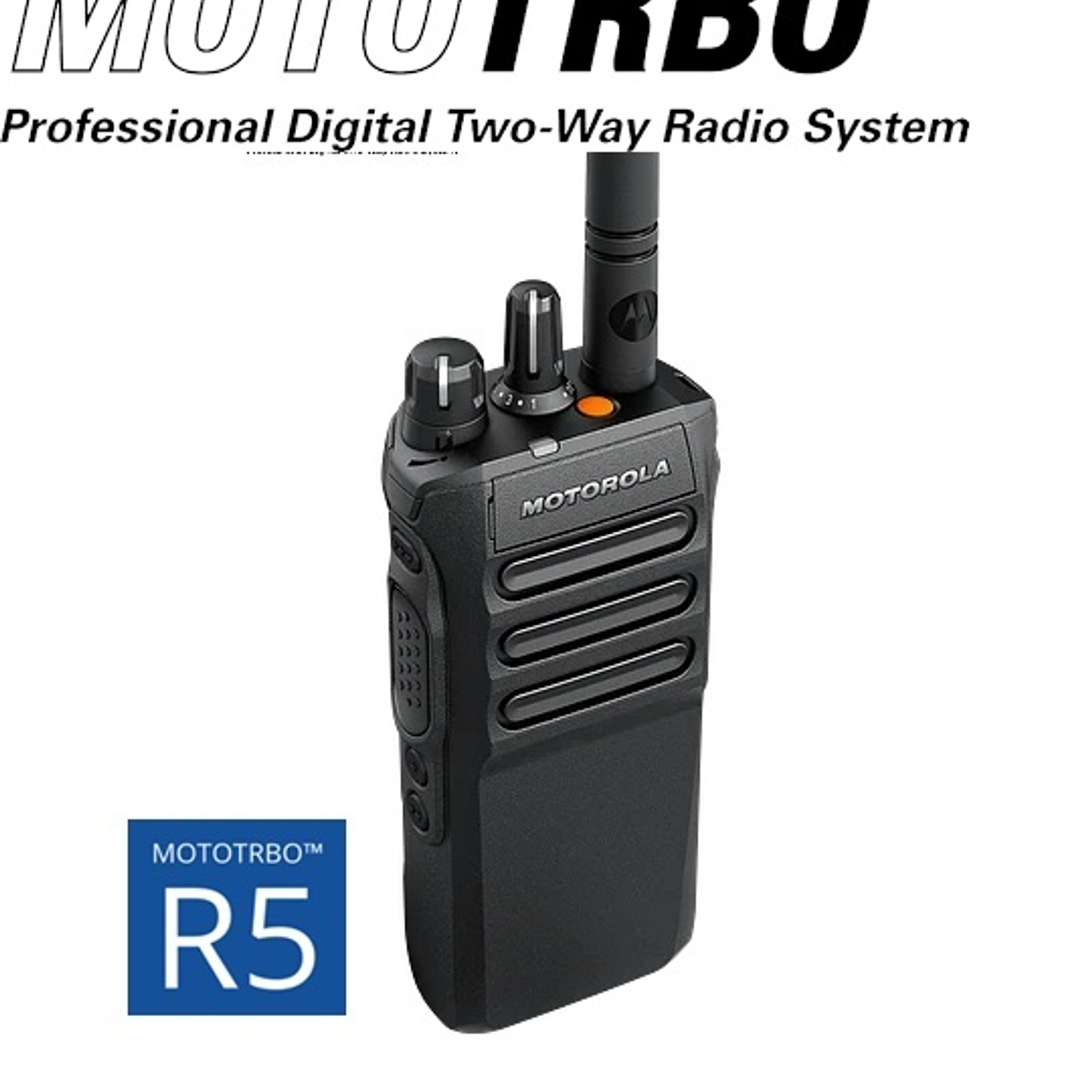 Motorola R5 UHF1-2 400-527 MHz 64CH MOTOTRBO™ 4W Radio portatil Digital DMR Tier II y Analogico NKP sin pantalla Precio con iva incluido 1