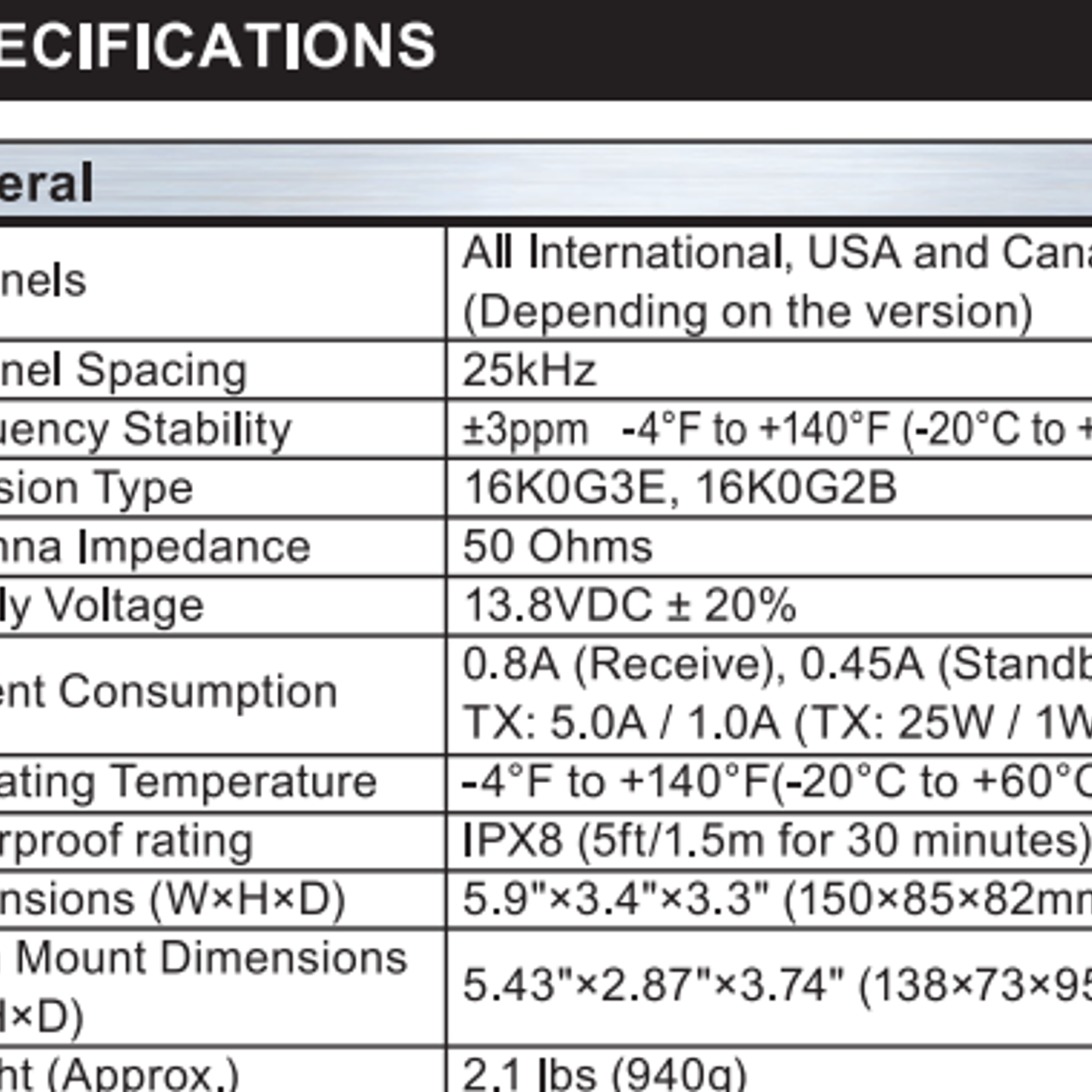 Standard Horizon GX-1800G VHF Marino 66CH 25W Equipo Radio marino Clase D de montaje fijo con GPS, MOB, NMEA0183, GM con DSC, IPX8 Precio con iva incluido 22