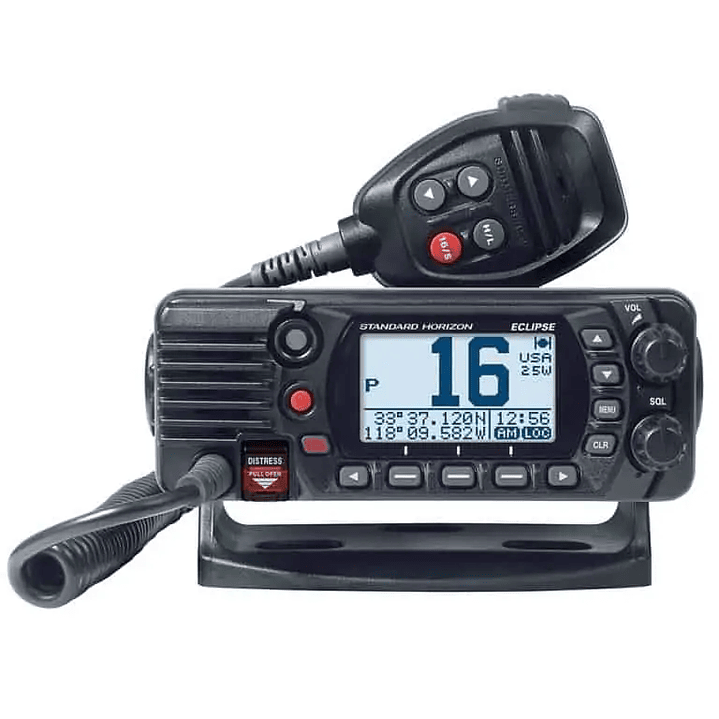 Standard Horizon GX-1400GPS ultra compacto, norma ITU-R M493-13, NMEA0183 Clase D DSC (llamada selectiva digital), E2O fácil de utilizar, IPX8, NOAA con alerta meteorológica Precio con iva incluido 6