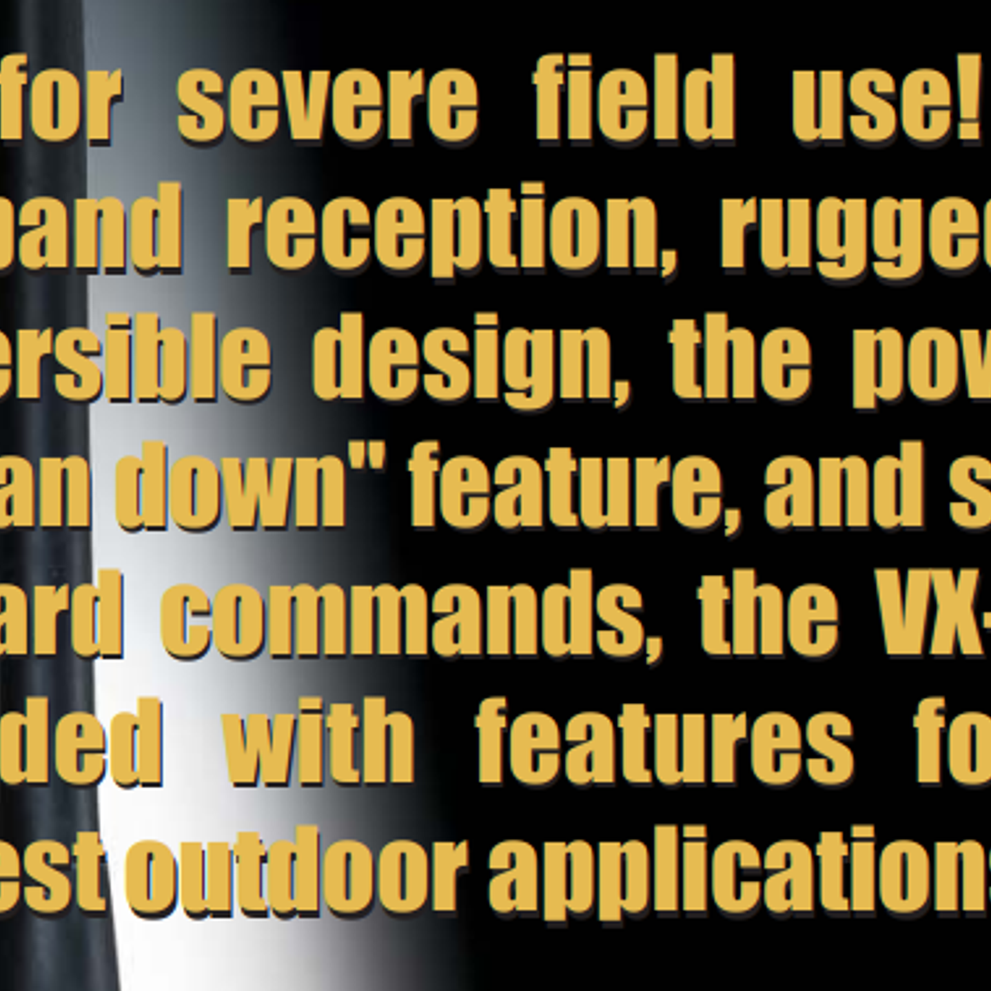 Yaesu VX-6R 144/222/430 MHz 5W Radio dual band VHF UHF IPX7 