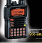 Yaesu VX-6R 144/222/430 MHz 5W Radio dual band VHF UHF IPX7 