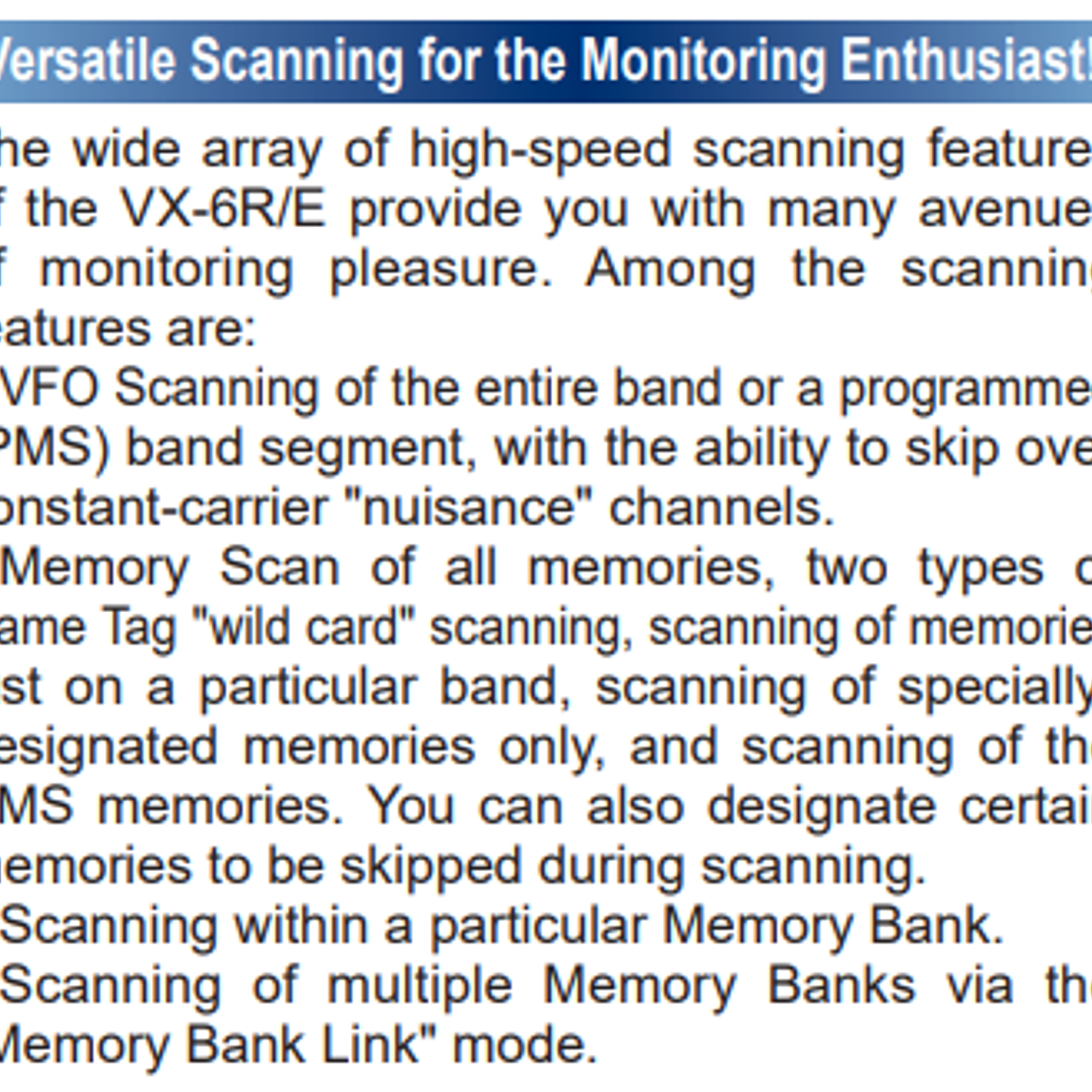Yaesu VX-6R 144/222/430 MHz 5W Radio dual band VHF UHF IPX7 