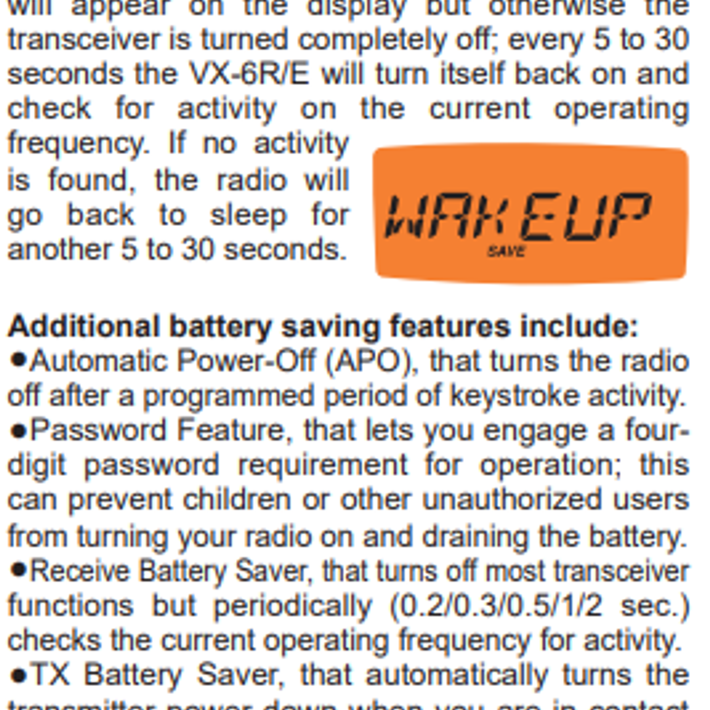 Yaesu VX-6R 144/222/430 MHz 5W Radio dual band VHF UHF IPX7 