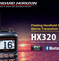 Standard Horizon HX-320 Radio portátil Marina de 6 W, Flotante, Bluetooth, Luz estroboscópica de emergencia activada por agua, Fácil de Operar, Alerta NOAA, Carga USB C  Precio con iva incluido - Miniatura 2