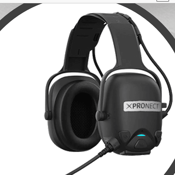 Prohelmet Cast by Pronect Diadema de alto ruido con orejeras Bluetooth y cable dos pines con atenuación de 34db SNR, micrófono tipo pluma para R2, DEP450, DEP250, EP450 Precio con iva incluido 1