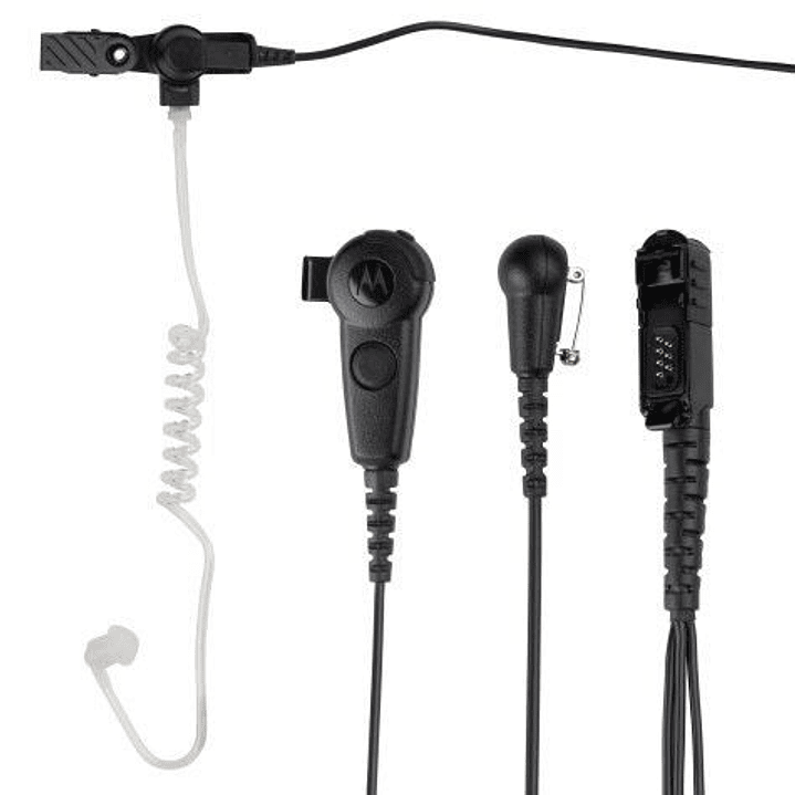 Motorola PMLN6754 Kit de vigilancia de 3 hilos impres con tubo translúcido de desconexión rápida, negro (Importación directa 11 semanas) para R5 DEP550e Precio con iva incluido 1