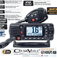 Standard Horizon GX-1400GPS ultra compacto, norma ITU-R M493-13, NMEA0183 Clase D DSC (llamada selectiva digital), E2O fácil de utilizar, IPX8, NOAA con alerta meteorológica Precio con iva incluido - Miniatura 1