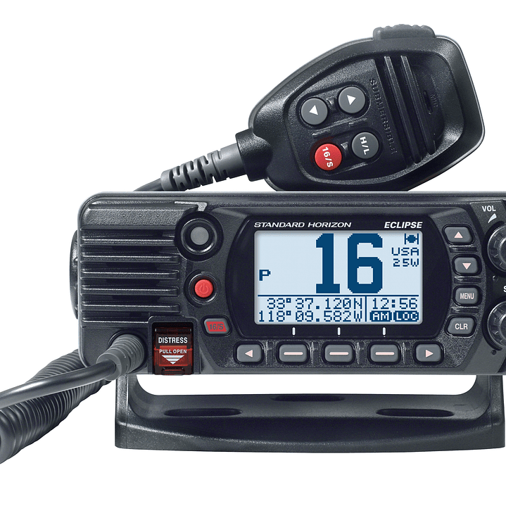 Standard Horizon GX-1410G Black Móvil Marino, Eclipse, Fixed Mount, VHF, 25W, GPS, NMEA0183, IPX8, E20, Canal 16, Clase D DSC, NOAA Precio con iva incluido 4