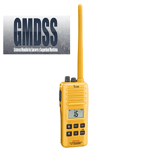ICOM IC-GM160021K VHF 156.300–156.875 MHz FM Analogico 2W/1W Radio marina analogica de un color motivante GMDSS IPX7  GMDSS (Solas) (Importacion a pedido 5 semanas) Precio con iva incluido