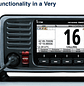 ICOM GM600 HF 25W Radio móvil de montaje fijo y altas prestaciones GMDSS VHF con DSC CLASE A, IPX7, Marine Equipment Directive (MED), PS-310 Convertidor incluido GMDSS Precio con iva incluido - Miniatura 1