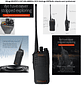 Wings WGIP67U UHF 400-480MHz 16CH Analogo 4W Radio robusto semi profesional ideal para trabajos en nieve, piscinas, lluvia, lacustre, bordes costeros Precio con iva incluido - Miniatura 1
